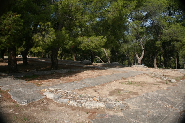 A Byzantine basilica once stood on the temple foundations